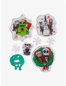 Disney The Nightmare Before Christmas Holiday Gel Fensterklammern NEU NEU IN VERPACKUNG RUZ - Bild 1 von 3