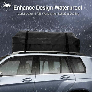 Fully Waterproof Car Travel Roof Top Bag Cargo Storage Luggage Carrier Box
