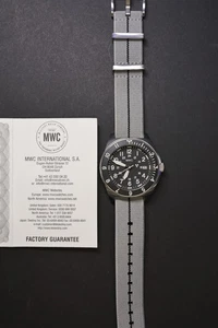MWC Navigator Tritium Automatic Watch. Men's 40mm. 12 hour GMT bezel. - Picture 1 of 8