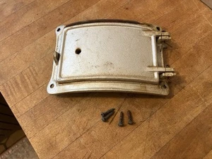 Vintage 1974 Hoyt Kupfer Everdur Warmwasserbereiter Gusseisen Pilot Zugang Tür # 177 - Bild 1 von 15