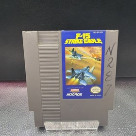 F-15 Strike Eagle NES Tested Authentic MicroProse w Sleeve