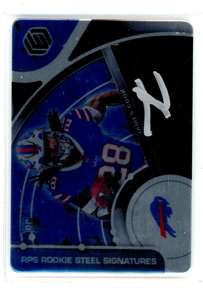 2022 Panini Elements James Cook RC Silver Ink Auto #14/27 (BB) - Image 1 of 1