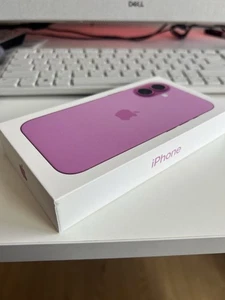 BOITE SEULE APPLE iPhone 16 Rose Plus 128Go BOITE SEULE PAS DE TÉLÉPHONE - Photo 1 sur 5