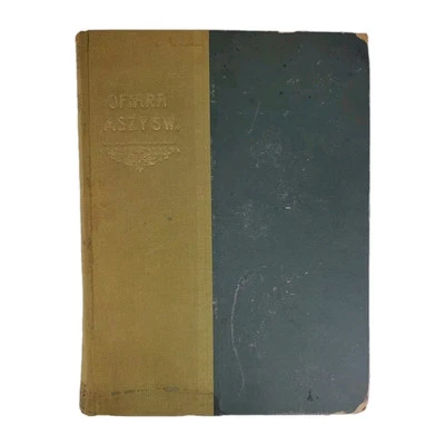 Late 1800s Polish Sacrifice of the Mass Eucharist Christian Catholic Family Book - Image 1 of 4