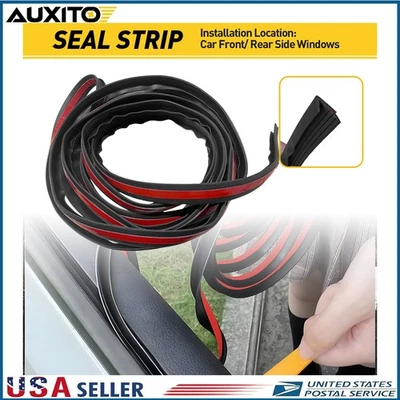 Fita de borracha para vedação de borda de janela de porta de carro em forma de V para Honda 4M - Imagem 1 de 4