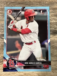 Adolis Garcia 2018 Bowman Sky Blue /499 Cardinals #BP121 - Bild 1 von 2