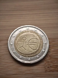 SEHR SELTENE 2 EURO MÜNZE Strichmännchen WWU 1999-2009 - Bild 1 von 2