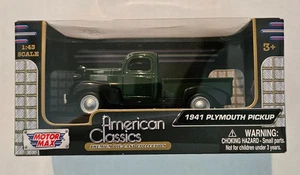 1941 Plymouth Pickup, Diecast Model, Motor Max. - Picture 1 of 4