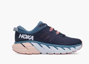 Scarpe da corsa su strada Hoka donna taglia 8 Gaviota 3 stabilità blu scuro sneakers - Foto 1 di 7