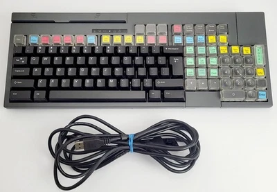 Toshiba/IBM Keyboard 41-03314 Cash Register Point of Sale POS Unit W/ Power Cord - Image 1 of 4