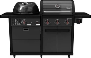 Coleman Revolution Dual Fuel Freestanding LPG BBQ Black Matte REVDFBMA - Picture 1 of 5