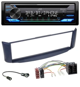 JVC Bluetooth MP3 USB DAB CD Autoradio für Smart ForTwo 450 blau ohne Metallscha - Bild 1 von 9