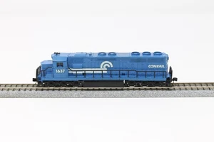 N Scale Model Power SD45 Diesel Locomotive Conrail CR 1637 Blue DC - Picture 1 of 9