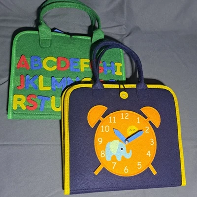 Путешествия мягкий занят доска ребенка ясельного возраста книги лот из 2 букв цифры молнии галстук кнопка - Изображение 1 из 4