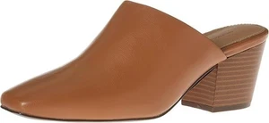 Amazon Essentials ciabatte da donna marrone effetto pelle tacco a blocco comode mule eleganti - Foto 1 di 7