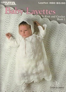 Leisure Arts Baby Layettes to knit and crochet book 2 - Picture 1 of 1