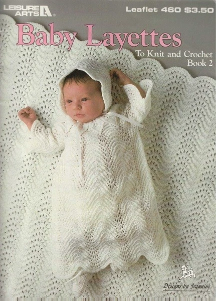 Leisure Arts Baby Layettes to knit and crochet book 2 - Image 1 of 1