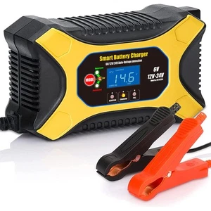 car Battery Charger, 12V trickle Charger and maintainer 6Amp 24V 6V Full Auto... - Picture 1 of 7
