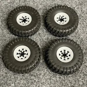 RC4WD Stamped Steel Wheels Scrambler Offroad 1.0 Scale Tires SCX24 Axial 1/24 - Picture 1 of 5