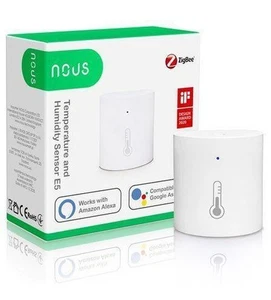 TUYA ZigBee Smart temperature and humidity sensor WiFi Wireless, NOUS E5 - Picture 1 of 3