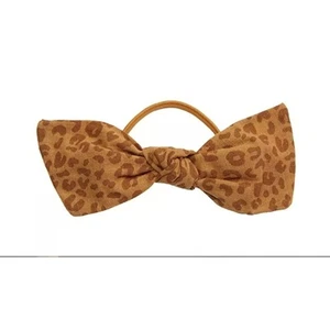 Lazo elástico para mujer Madewell de tela de algodón en leopardo talla única L8868 - Imagen 1 de 1