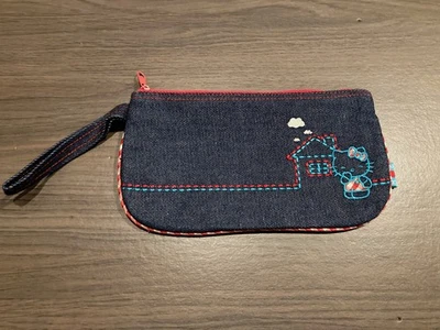 Cartera Hello Kitty Sanrio Denim Vintage 2003  Foto 1 de 4