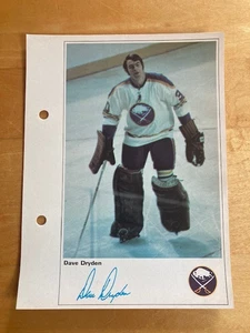 TORONTO SUN 1971-72 NHL ACTION DAVE DRYDEN - Picture 1 of 1
