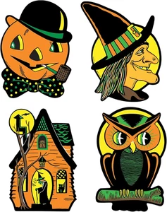 Packaged Halloween Cutouts - Picture 1 of 12