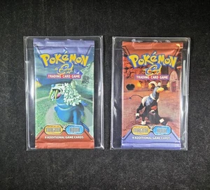 EX Team Aqua vs Team Magma - 2 Sealed Booster Packs - Pokémon TCG - Picture 1 of 2