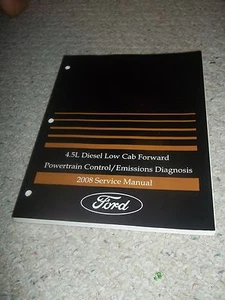 2008 Ford 4.5L Diesel Low Cab Forward powertrain diagnostic shop service manual - Bild 1 von 1