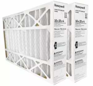 Replacement for Honeywell 16x25x4 AC Furnace Air Filter MERV 11 - 2 Pack - Picture 1 of 1