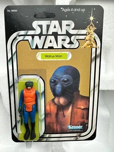 KENNER 1979 WALROSS MAN on STAR WARS 21 BACK CARD NEW HOPE CREATURE CANTINA - Bild 1 von 3