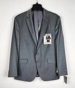 Kenneth Cole Reaction Men's Slim-Fit Flex Suit Separate Jacket Silver 46L NWT - Picture 1 of 6