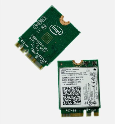 7265NGW Intel Dual Band Wireless-AC 7265 Bluetooth 4.0 Lan WLAN WiFi Card - Image 1 of 2