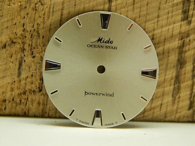 27,80 мм винтажные часы Mido Ocean Star Powerwind циферблат серебряная палочка маркеры жемчуг - Изображение 1 из 4