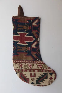 8X18 stocking,Handmade vintage Stocking,Antique rug stocking,decorative stocking - Picture 1 of 6