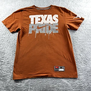 Camisa Texas Longhorns Para Hombre Mediana Naranja Blanca Spellout Texas Pride Nike - Imagen 1 de 8