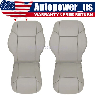 Cubierta de asiento de cuero topo para conductor y pasajero Toyota 4Runner Limited 2003-2009 Foto 1 de 4