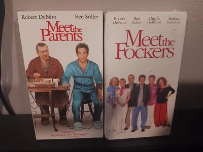 Meet The Parents Meet The Fockers Vhs Lot Foto 1 de 4