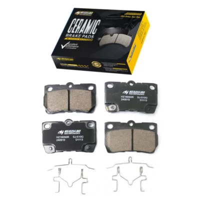 Pastillas de freno traseras de cerámica para Lexus GS450h 2007-2011 3,5 L base sedán especificaciones originales Foto 1 de 3