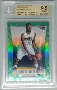 Kemba Walker 2012 Panini Prizm Green Basketball RC #225 Celtics BGS 9.5 Gem Mint - Picture 1 of 3