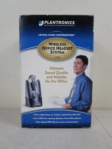 Plantronics CS50 Bezprzewodowy biurowy opaska na głowę Komputerowy zestaw słuchawkowy System Skype Chat - Zdjęcie 1 z 10