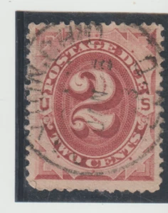 US Scott#J23 VF-XF 1891s 2c Postage Due with A SON Town Cancelation - Picture 1 of 1