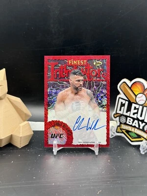Chris Weidman 2024 Topps Finest Red Shimmer (CBR) - Image 1 of 2