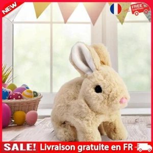 Easter Realistic Bunny Electric Plush Bunny Gift for Toddlers Birthday - Photo 1/20