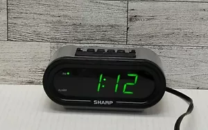 Sharp Digital Alarm Clock AccuSet Automatic Set, .9in LED Display, SPC476 - Picture 1 of 4