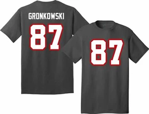 Tampa Bay Football Charocoal Rob Gronkowski T-shirt , Tee - Imagen 1 de 1