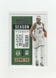 2020-21 Panini Contenders Season Ticket #77 Jrue Holiday Milwaukee Bucks - Bild 1 von 2