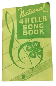 Vintage Notenbuch - "National 4-H Club Song Book" 1938 Copyright - fairer Zustand - Bild 1 von 3