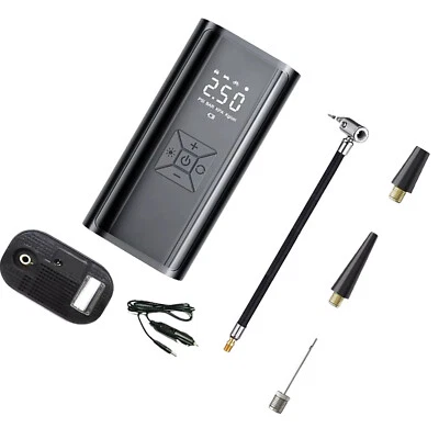 Air Pump Tire Inflator Portable Air Compressor Air Pump for Car Bike ZA - Image 1 of 4
